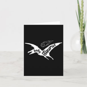 Baby Saurus Funny Dinosaur Pterodactyl Matching Fa Card