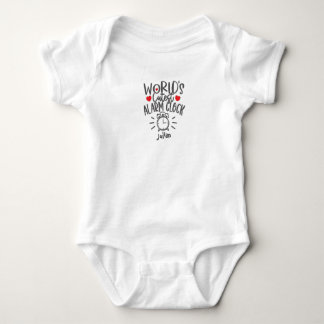 Baby Saying Newborn: World cutest Alarm Clock Baby Bodysuit