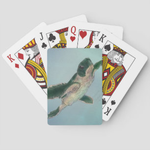 Baby Sea Turtle Playing Cards