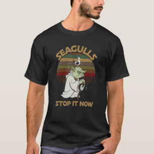 Baby Seagull Stop It Now - Funny Vintage Awesome T-Shirt