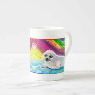 Baby Seal "Art by Kids" Bone China Mug