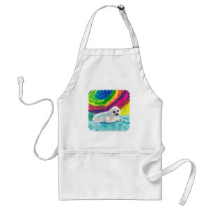Baby Seal "Art by Kids" Standard Apron