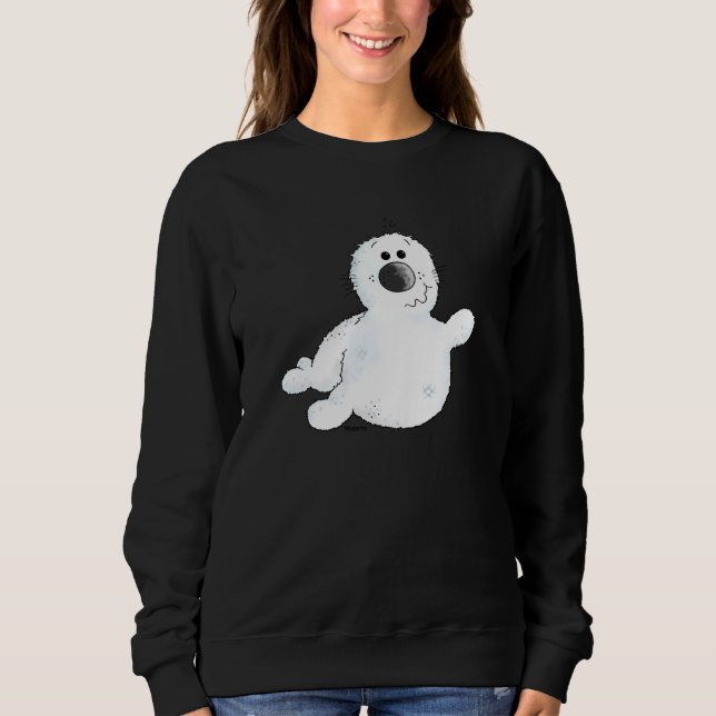 Baby Seal For Seal And Wild Animal Sweatshirt (Front)