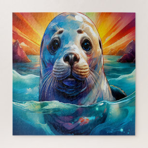 Baby seal jigsaw puzzle