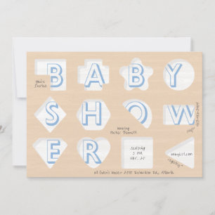 Baby Shape Skills Invitation