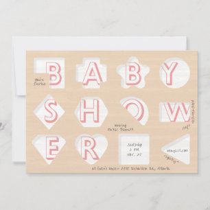 Baby Shape Skills Invitation