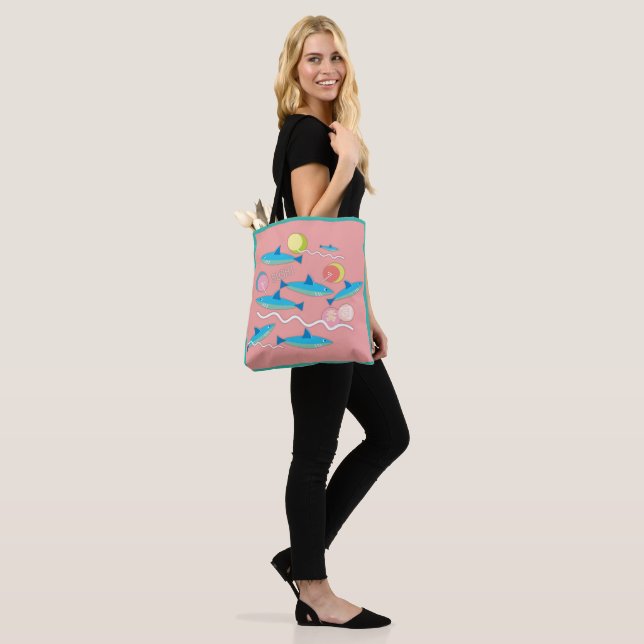Baby Shark 768 Tote Bag (On Model)