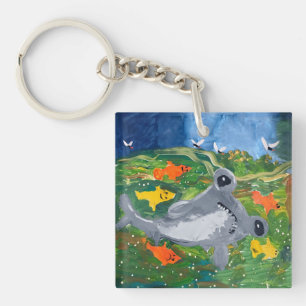 Baby Shark "Art by Kids" Key Ring