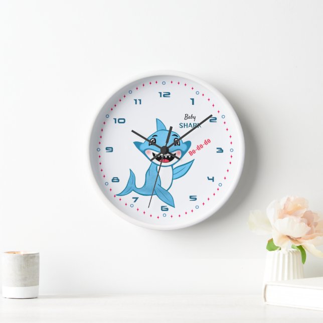 Baby shark clock (Home)
