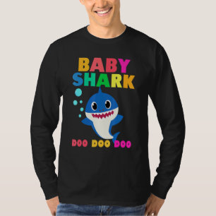 Baby Shark Doo Doo Baby Mummy Daddy Kids T-Shirt