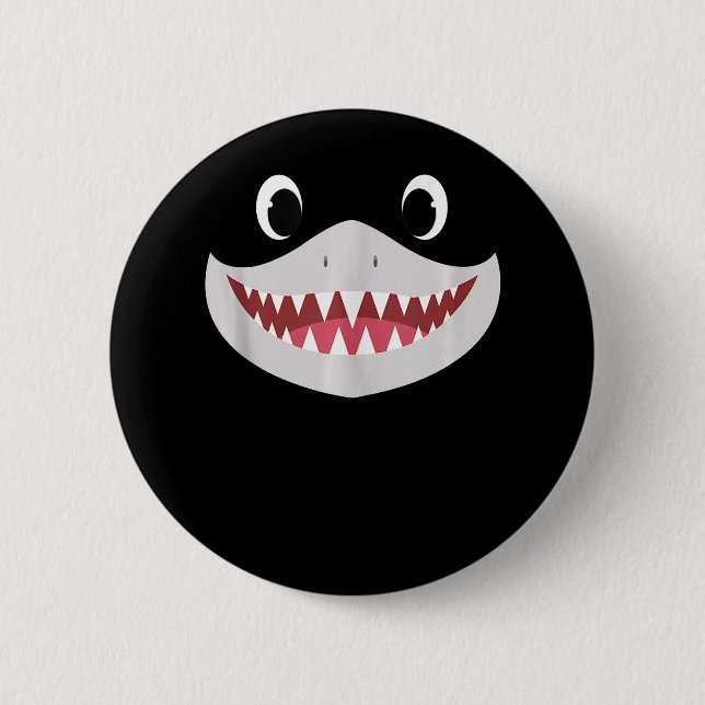 Baby Shark Halloween - Cute Shark Gifts 6 Cm Round Badge (Front)