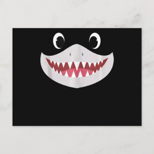 Baby Shark Halloween - Cute Shark Gifts Announcement Postcard