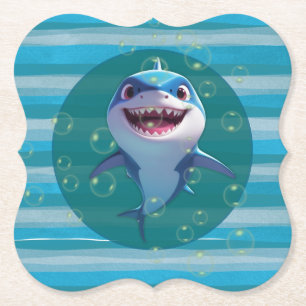 Baby Shark Paper Coasters