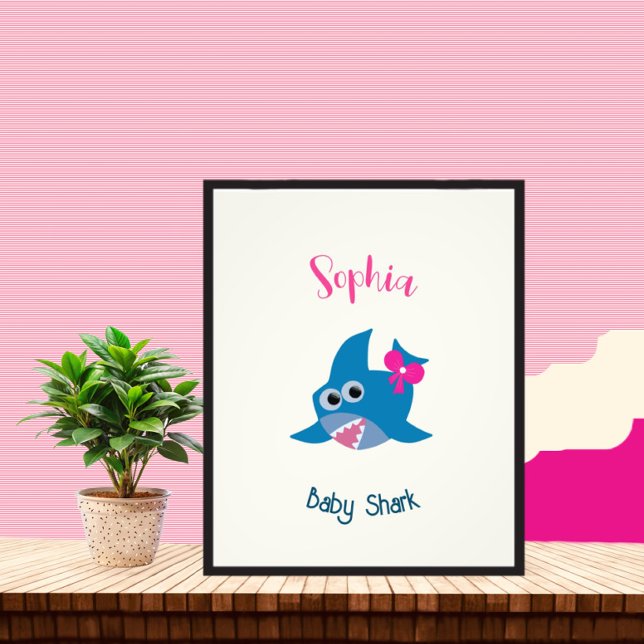 Baby shark photo print (Creator Uploaded)