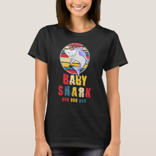 Baby Shark Vintage Retro Doo Doo For Baby For Girl T-Shirt