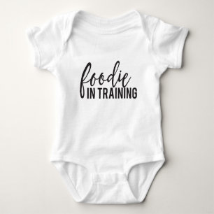 Baby Shirt - foodie in training - cute and fun