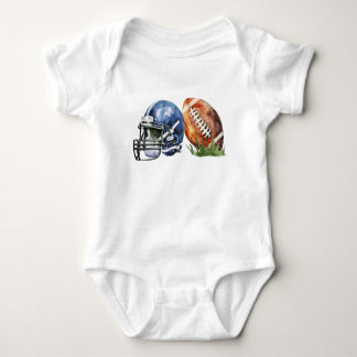 Baby Shirt Football Themed, Baby Bodysuit Football