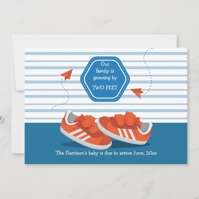 Baby Shoes Pregnancy Announcement (Front)