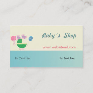 Baby Clothing Business Cards | Zazzle AU