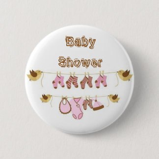 Baby Shower 6 Cm Round Badge