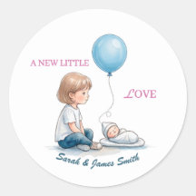 Baby Shower A New Little Love (Sibling)