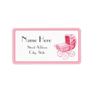 Baby Shower Address Label