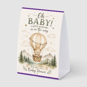 Baby Shower Adventure Invitation