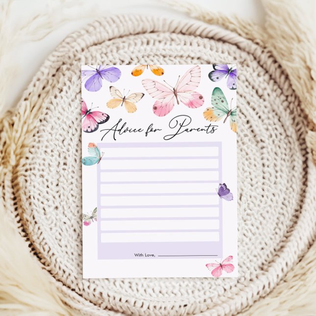 Baby Shower Advice Cards for Parents-To-Be  (Creator Uploaded)