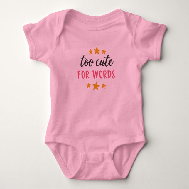 Baby Shower Baby Bodysuit (Front)