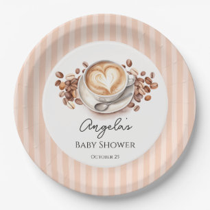 Baby Shower Baby is Brewing Party Paper Plate