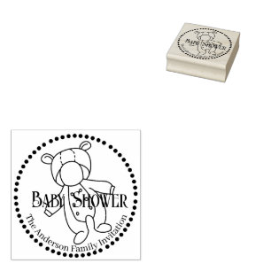 Baby Shower Baby Wear Rubber Stamp
