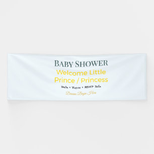 Baby Shower Banner   Dreams Begin Here