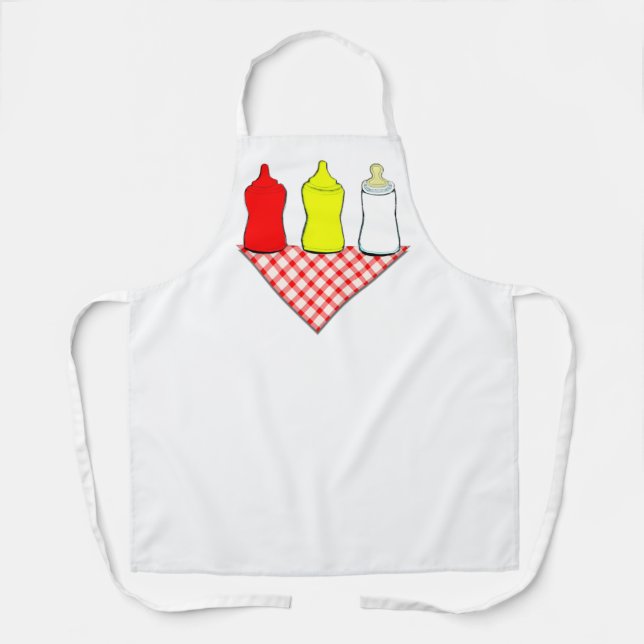 Baby Shower BBQ Apron (Front)