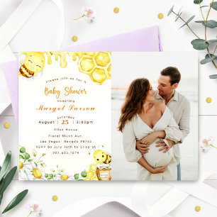 Baby Shower Bee Baby Shower Photo Invitation