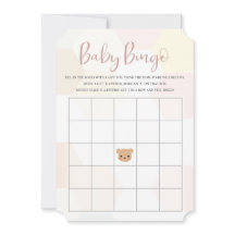 Baby Shower Bingo Card – Baby Shower Game