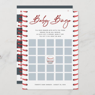 Baby Shower Bingo Card   Baseball