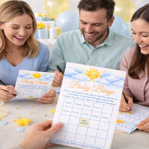Baby Shower Bingo Game Card party supplies