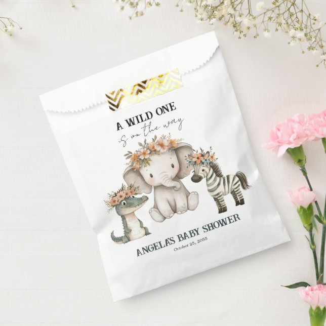 Baby Shower Boho Safari Favour Bag (Sealed)