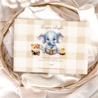 Baby Shower Book Club Theme Diapper Raffle