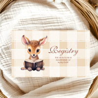 Baby Shower Book Club Theme Registry