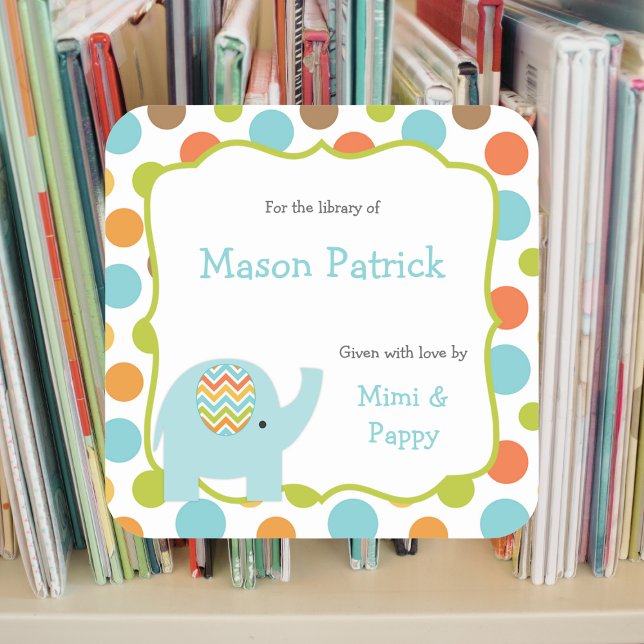 Baby Shower Bookplates / library stickers (Creator Uploaded)