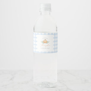 Baby Shower Bottle Label A Little Pumpkin