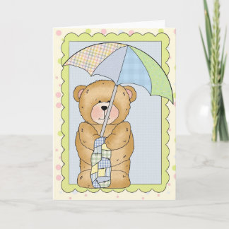 Baby Shower Boy Customisable Card