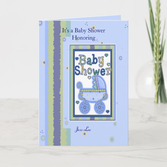 Baby Shower Boy Invitation (Front)