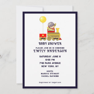 Baby Shower Boy Invitation