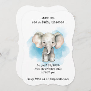 baby shower boy invitation