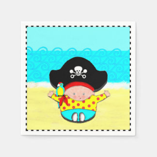 baby shower boy napkin