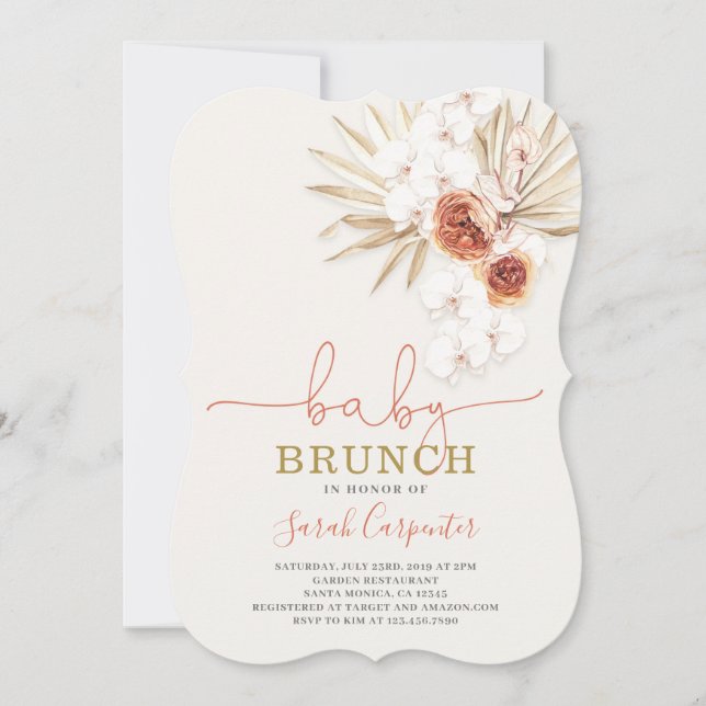 Baby Shower Brunch invitation (Front)