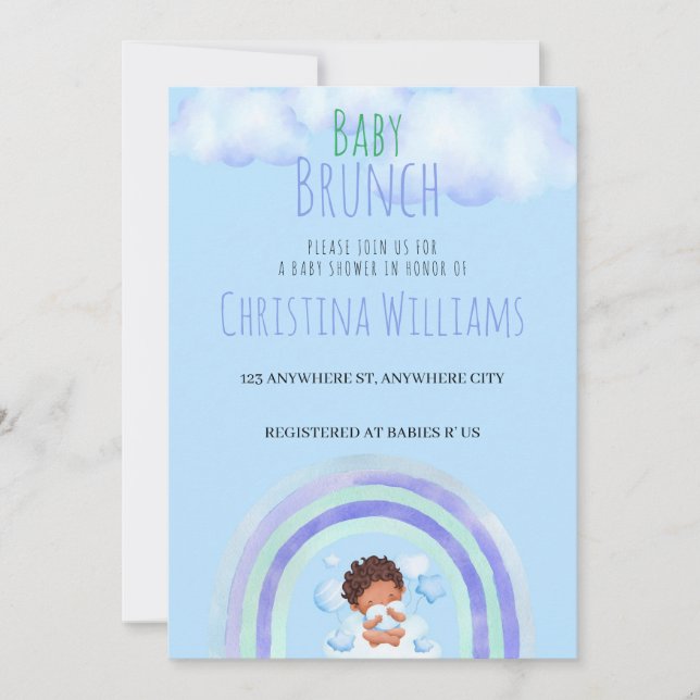 Baby Shower Brunch Invitation (Front)