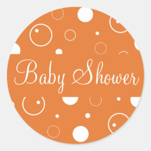 Baby Shower Bubbles Envelope Sticker Seal